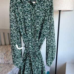 Zara green dress